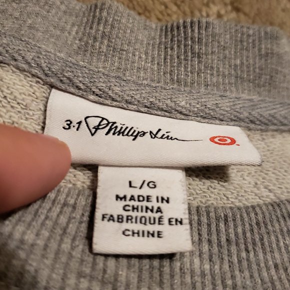 3.1 Phillip Lim x Target BOOM Sweater Gray Women's Large Comics Retro 90s Batman - Picture 4 of 7